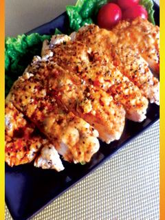 旨い!鶏胸肉のにんにくバター醤油ステーキ-レシピのメイン写真