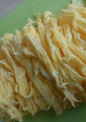 ズボラ☆卵焼きフライパンで薄焼き卵♪-レシピのメイン写真