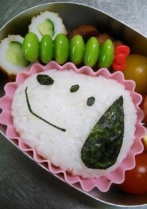 簡単　キャラ弁　スヌーピー-レシピのメイン写真