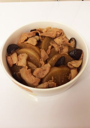 大根豚肉しいたけの煮物-レシピのメイン写真