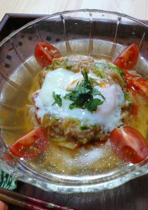 梅ツナなめたけのさっぱり冷麺-レシピのメイン写真