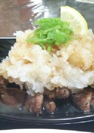 砂肝のさっぱりおろしポン酢♡-レシピのメイン写真