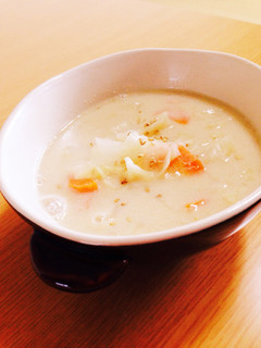 ごま香る☆豆乳スープ-レシピのメイン写真