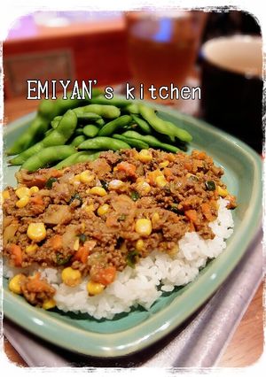 甘口♪野菜たっぷりまろやかドライカレー-レシピのメイン写真