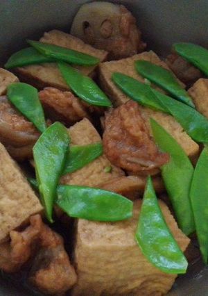 厚揚げとレンコン天の煮物-レシピのメイン写真