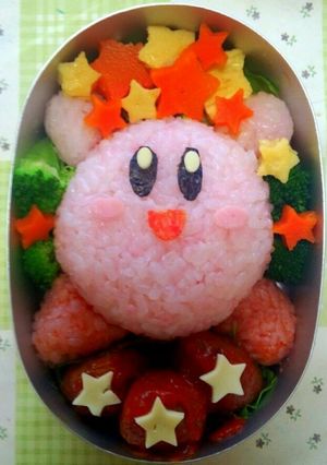 ♪キャラ弁♪カービィ♪-レシピのメイン写真