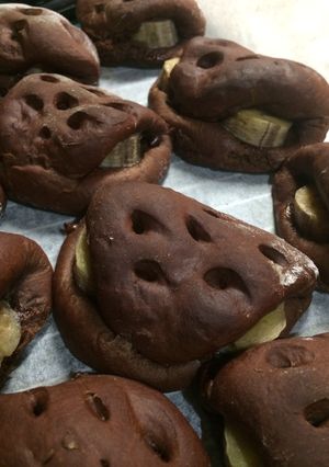 チョコバナナパン-レシピのメイン写真
