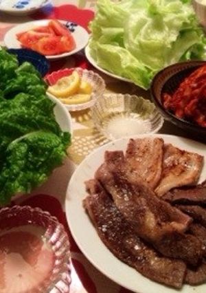レモン塩で焼肉パーティー-レシピのメイン写真