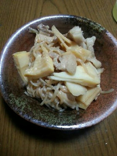 タケノコと豚肉の煮もの-レシピのメイン写真