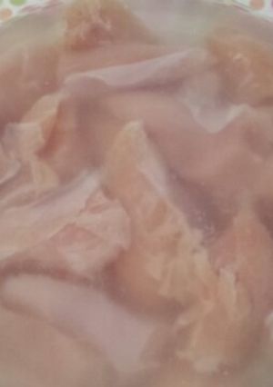 必見!!鶏ムネ肉の柔らかジューシー方法-レシピのメイン写真