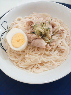夏にピッタリ! 豚しゃぶ de 冷麺!-レシピのメイン写真