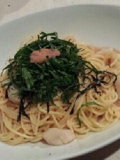 ホタテとたらこの和風パスタ-レシピのメイン写真