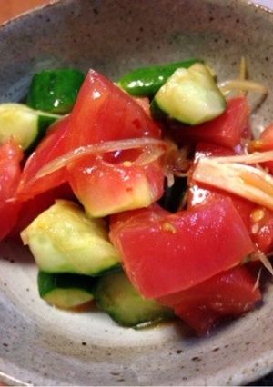 夏バテに！ピリ辛香り豊かな中華和え！-レシピのメイン写真