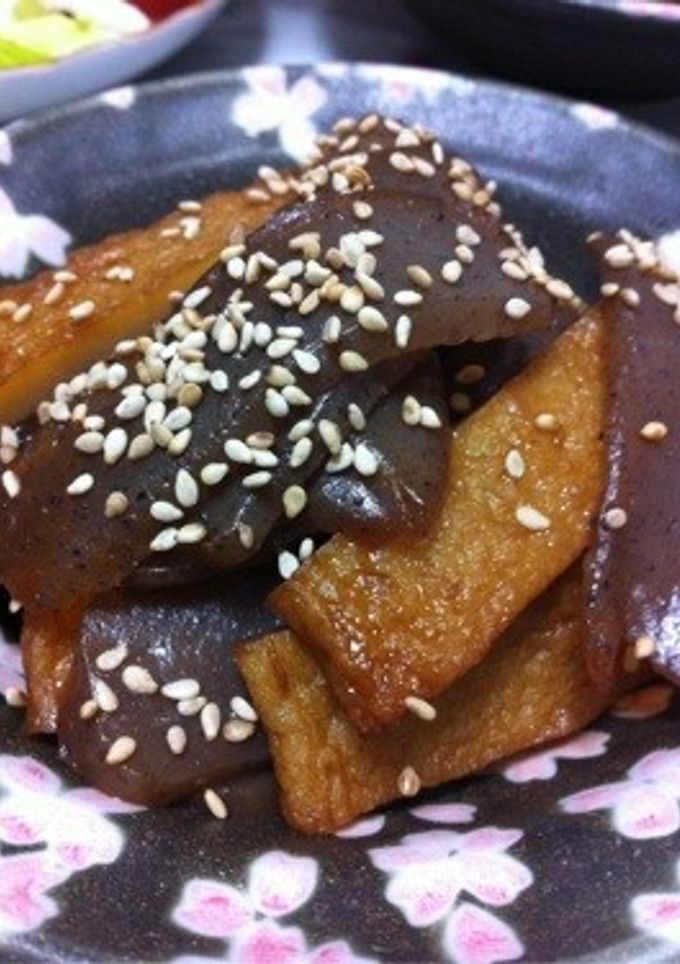 こんにゃくと角天のさっと煮-レシピのメイン写真