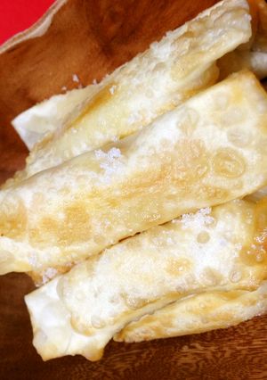 餃子の皮アレンジ♪鮭ポテト巻き揚げ-レシピのメイン写真