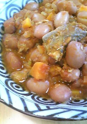 和風で洋風な煮豆・さば豆-レシピのメイン写真
