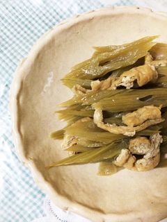 簡単、ふきと油揚げの煮物-レシピのメイン写真