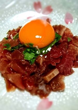 鰹のユッケ-レシピのメイン写真