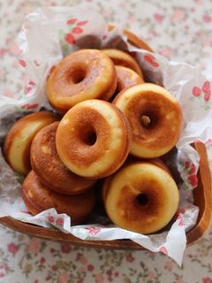 ふんわりしっとり☆焼きドーナツ-レシピのメイン写真
