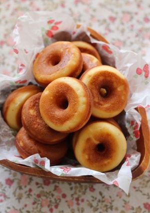 ふんわりしっとり☆焼きドーナツ-レシピのメイン写真