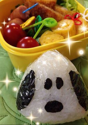 スヌーピーおにぎり-レシピのメイン写真