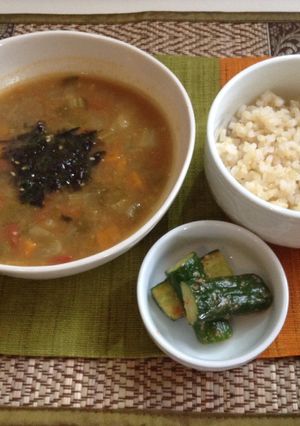 ベジ糀&塩麹糀　根菜カレースープ-レシピのメイン写真