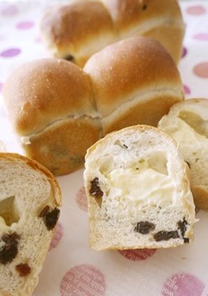 QBB瀬戸内レモン&レーズンのミニ食パン-レシピのメイン写真