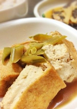 簡単！電子レンジ圧力鍋で厚揚げの煮物-レシピのメイン写真
