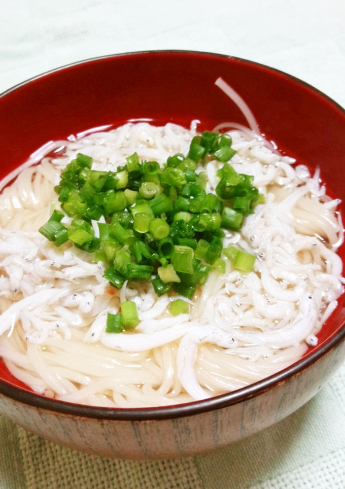 簡単☆しらすのにゅうめん♬-レシピのメイン写真