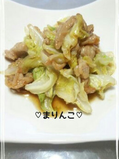 ♡豚肉とキャベツのオイスター炒め♡-レシピのメイン写真