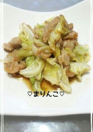 ♡豚肉とキャベツのオイスター炒め♡-レシピのメイン写真