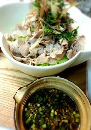 豚しゃぶサラダ　香味野菜たっぷり-レシピのメイン写真