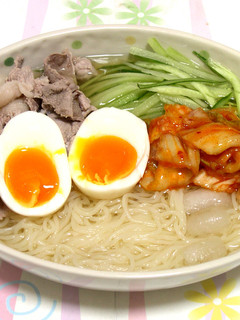 冷やし豚しゃぶとキムチの徳山冷麺-レシピのメイン写真
