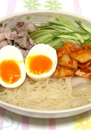冷やし豚しゃぶとキムチの徳山冷麺-レシピのメイン写真