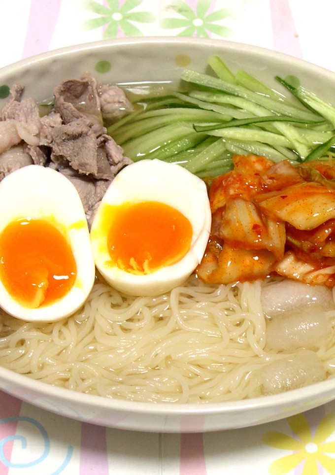 冷やし豚しゃぶとキムチの徳山冷麺-レシピのメイン写真