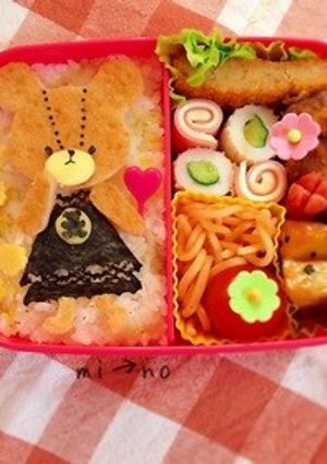 キャラ弁☆くまのがっこうジャッキー-レシピのメイン写真