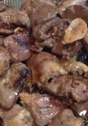 若鶏肝の塩麹焼き-レシピのメイン写真