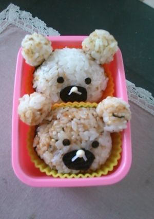 くまさんおにぎり-レシピのメイン写真