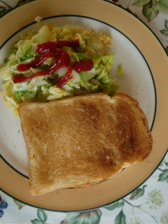 キャベツとたまごで朝食を-レシピのメイン写真