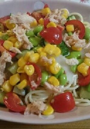 ヨーグルトでさっぱりパスタサラダ-レシピのメイン写真
