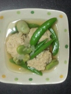 豆豆タケノコつくね-レシピのメイン写真