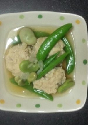 豆豆タケノコつくね-レシピのメイン写真
