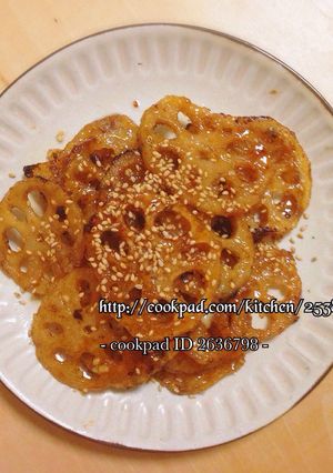 お弁当にも☆水煮蓮根の甘辛マヨ炒め-レシピのメイン写真