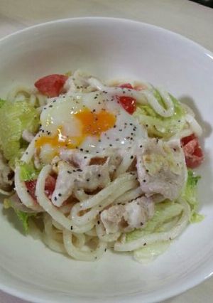 簡単♡混ぜ混ぜサラダうどん-レシピのメイン写真