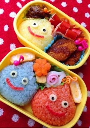 簡単★ドラクエスライムのキャラ弁♡-レシピのメイン写真