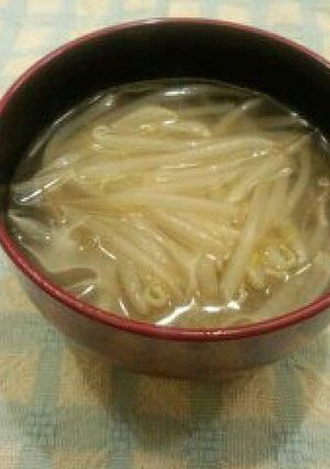 ☆簡単☆もやし味噌汁-レシピのメイン写真