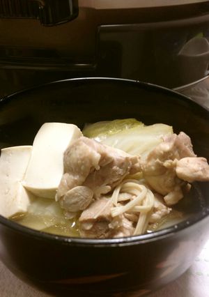鶏の水炊き鍋-レシピのメイン写真