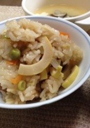 簡単!旬の味^ ^筍ご飯-レシピのメイン写真