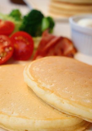 ふわふわしっとり我が家の決定版パンケーキ-レシピのメイン写真