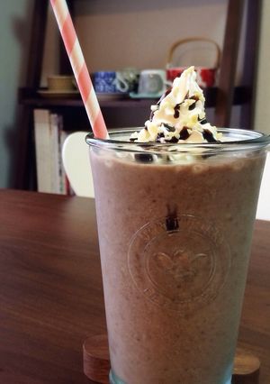 スタバ風バナナチョコフラペチーノ⚘-レシピのメイン写真